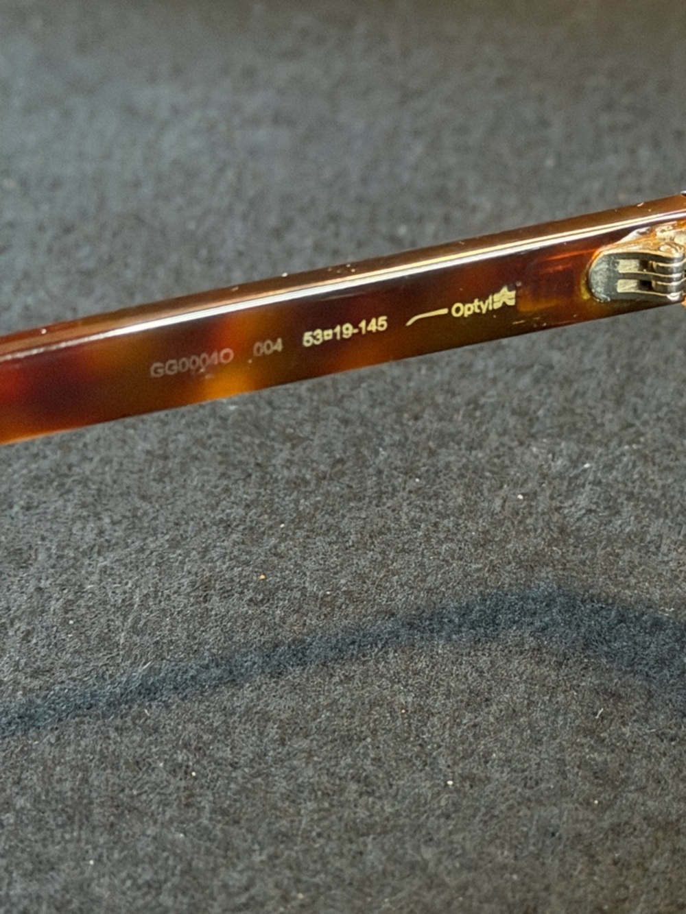 Gucci Clear Frame Glasses - Authentic Embossed - Picture 6 of 14